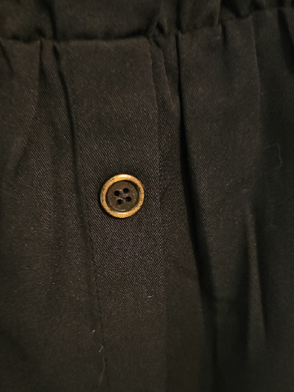 BloomChic Black Long-Sleeve Button-Down Dress - Picture 3 of 4